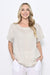 Round Neck Linen Top