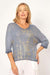 Gold Foil Knitted Top