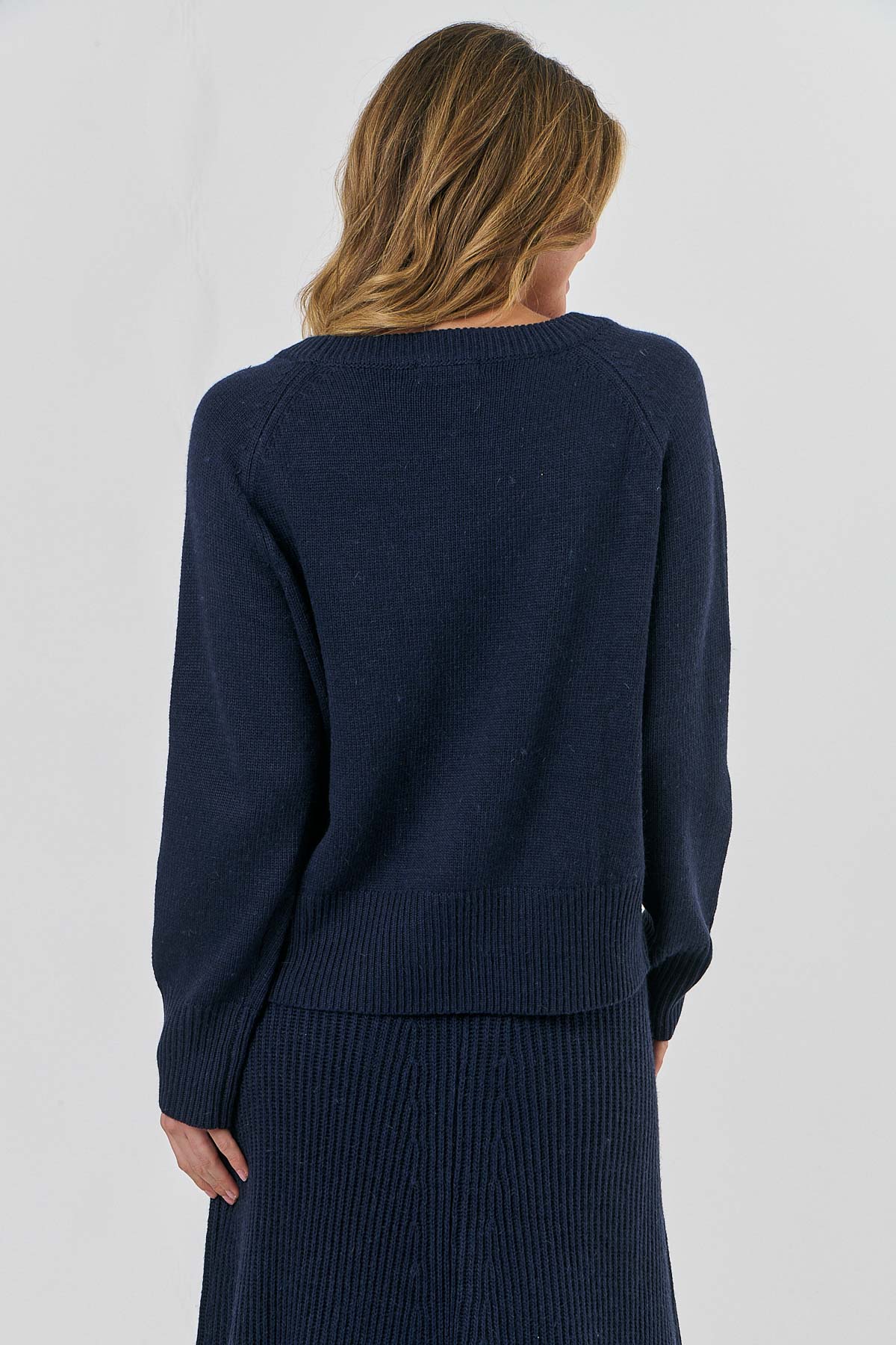 Cashmere Blend Knit Cardigan