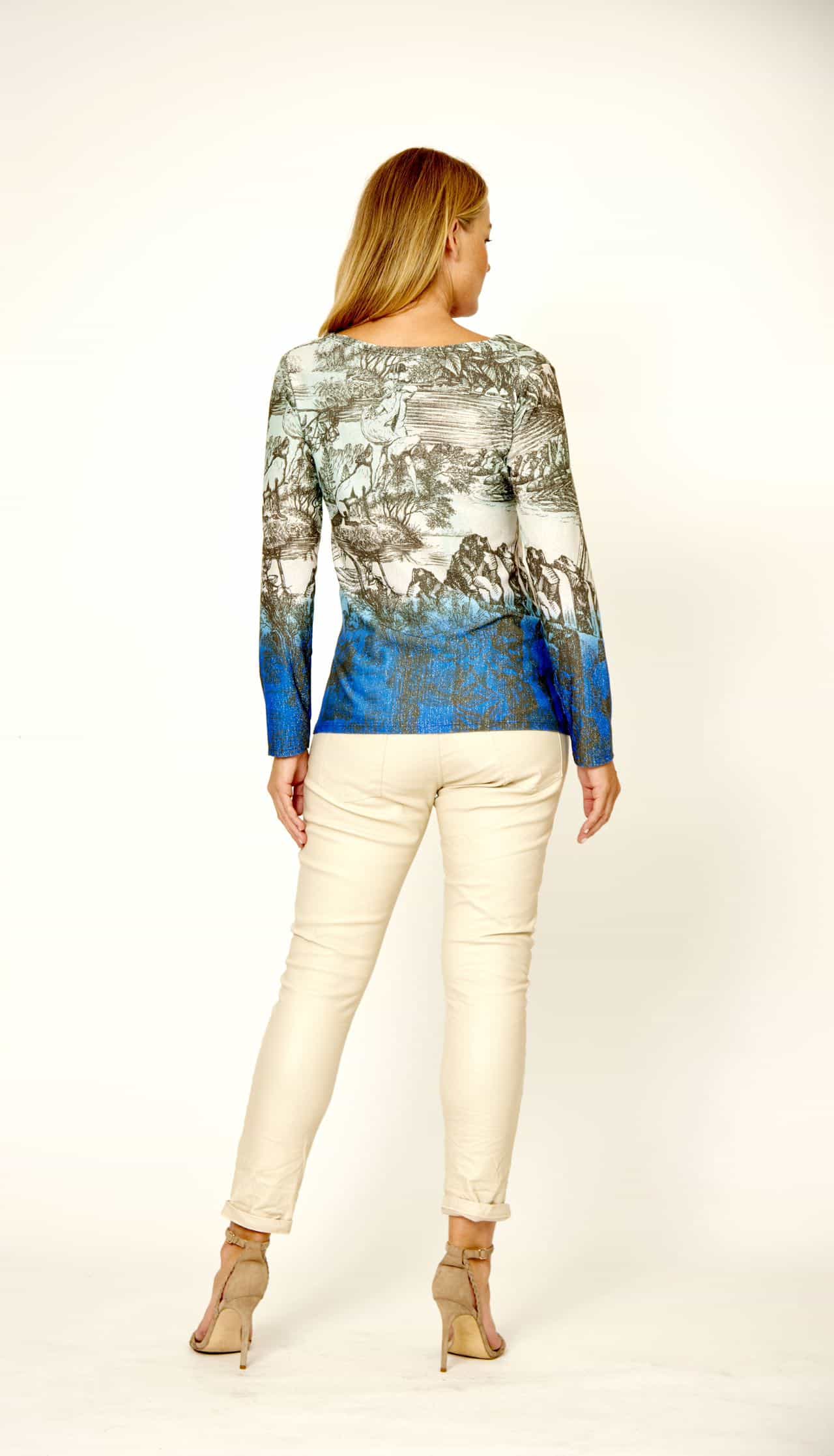 Village Ombre Tie Side Top