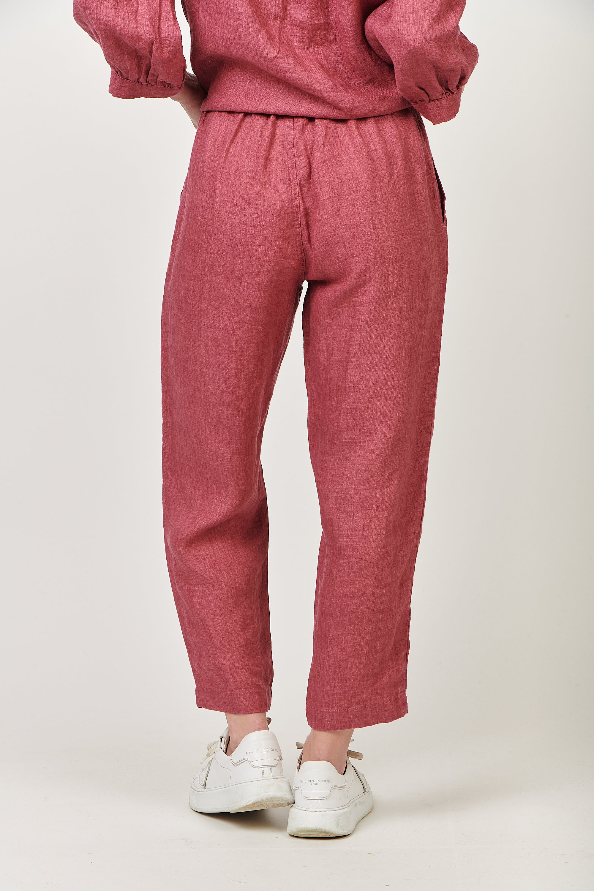 Linen Crop Trousers