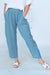 Baggy Side Pocket Linen Pant