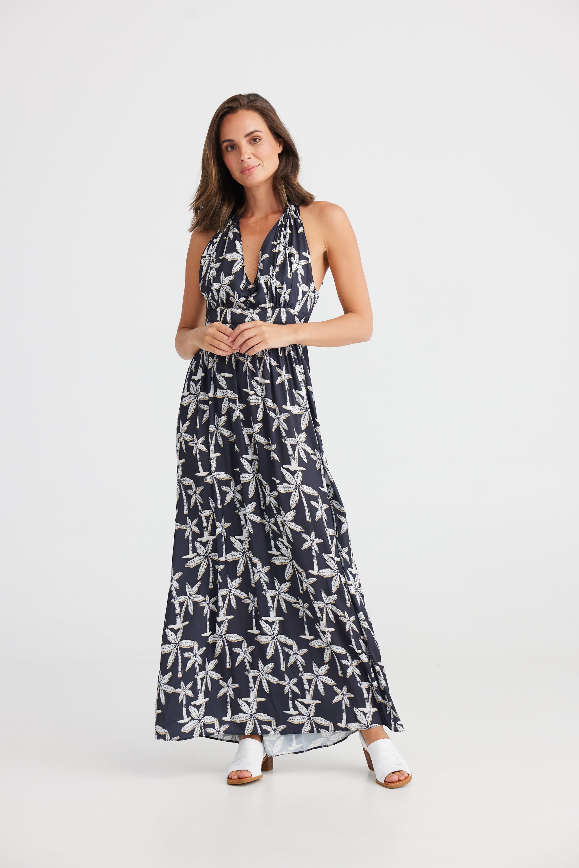 Minerva Halter Dress