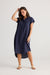 Ahoy Linen Tunic Dress