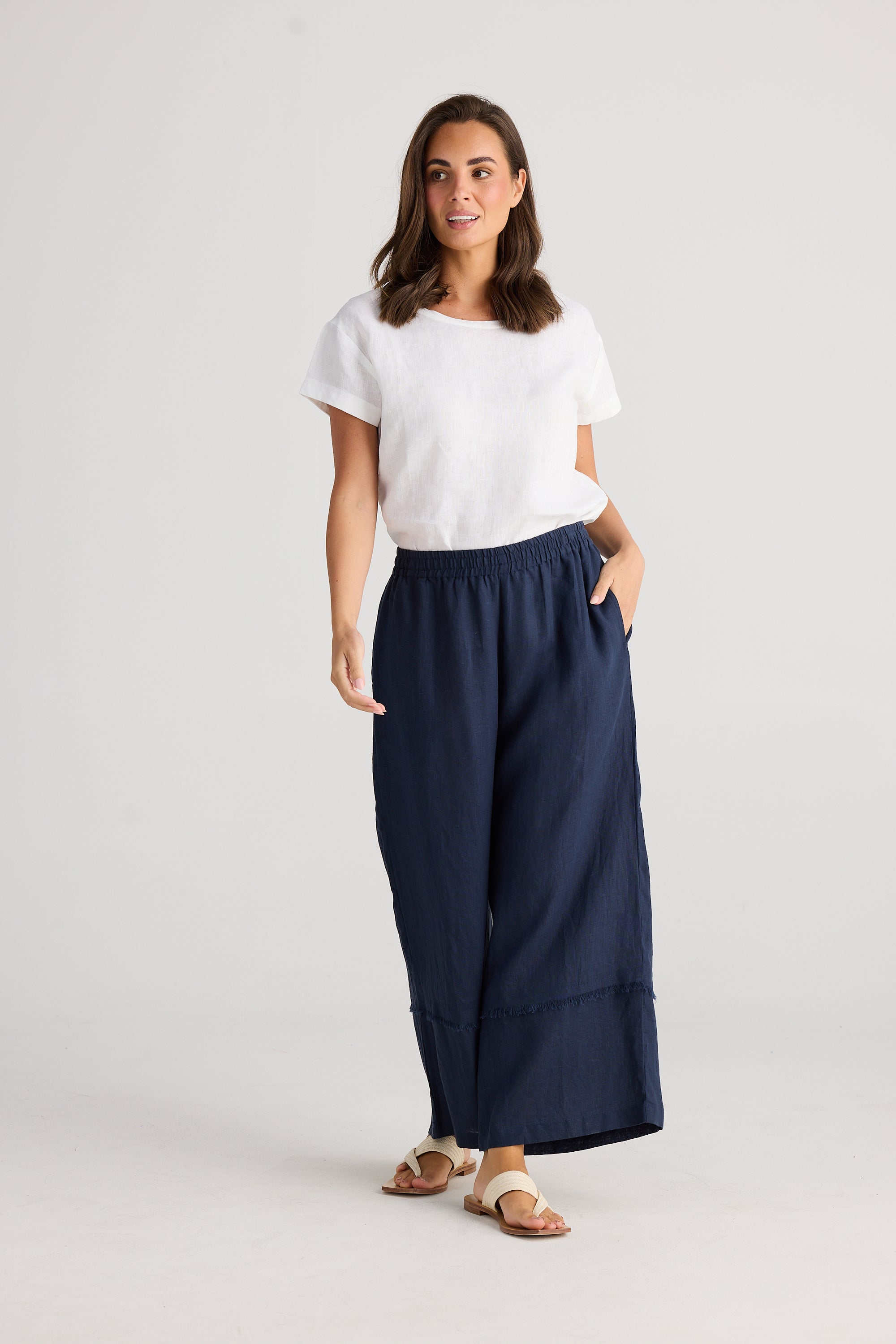 Linen Sailor Pants