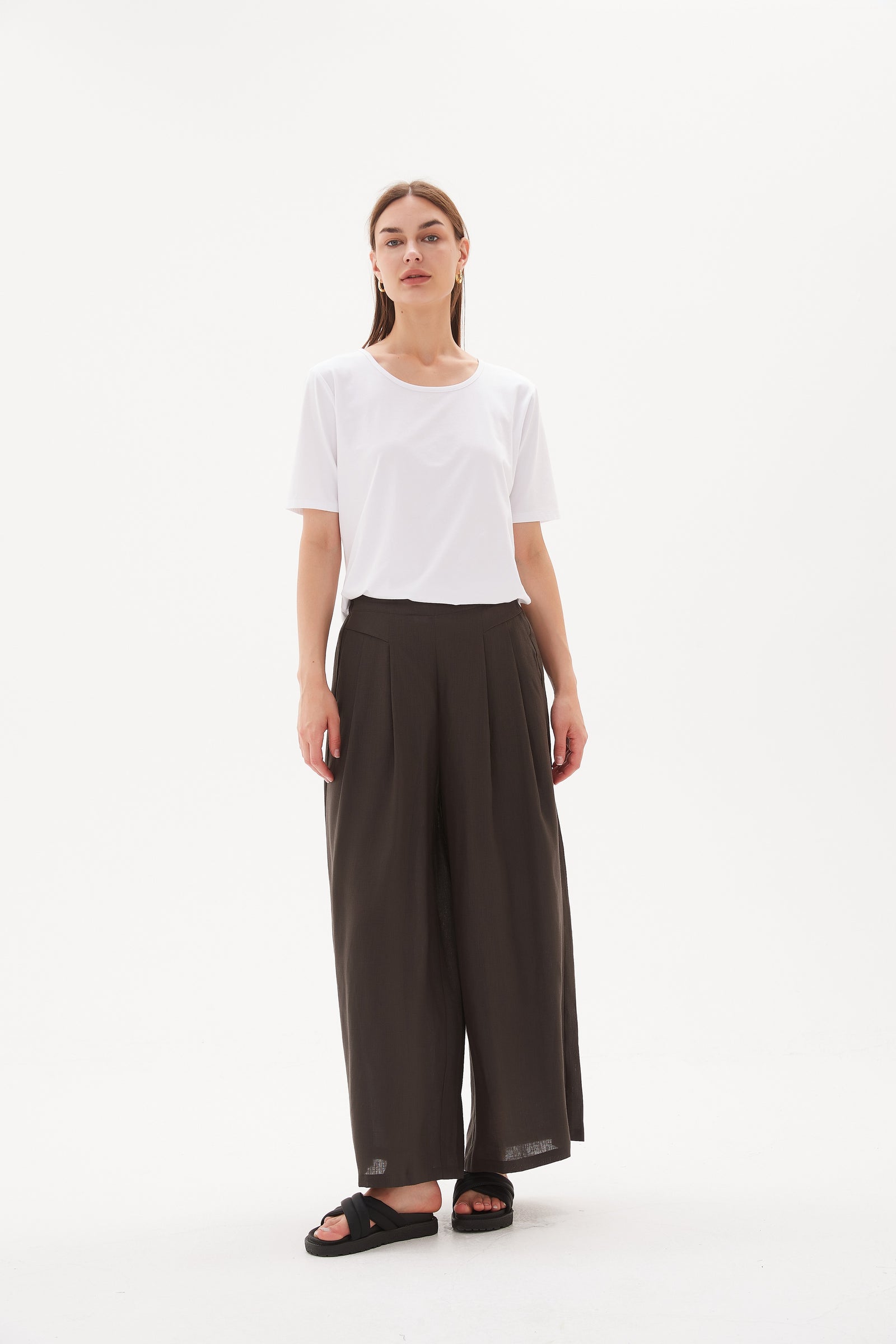 Palazzo Pant Elastic Back