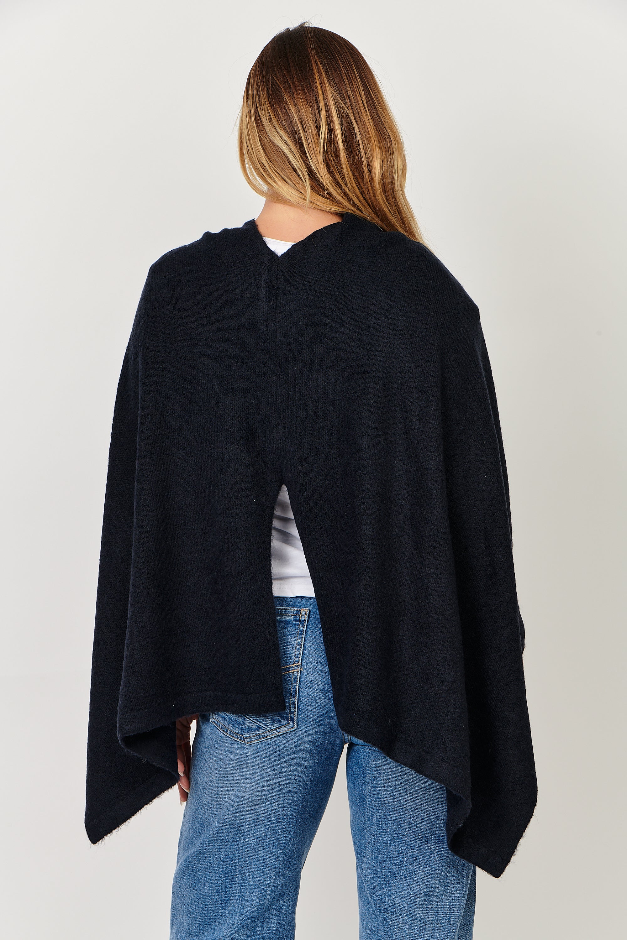 Classic Knitted Poncho