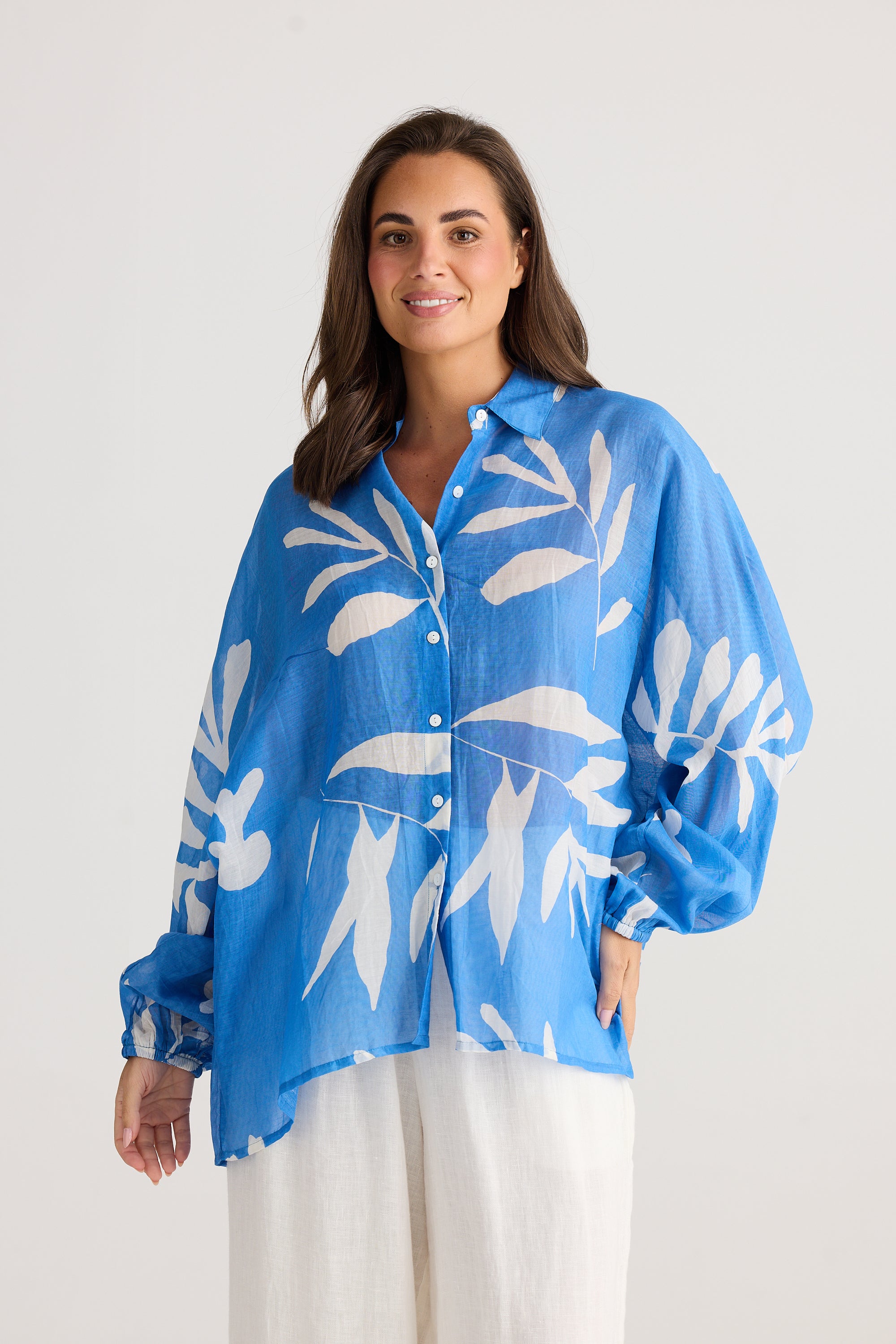 Cliffside Shirt – Silk Passion Flower