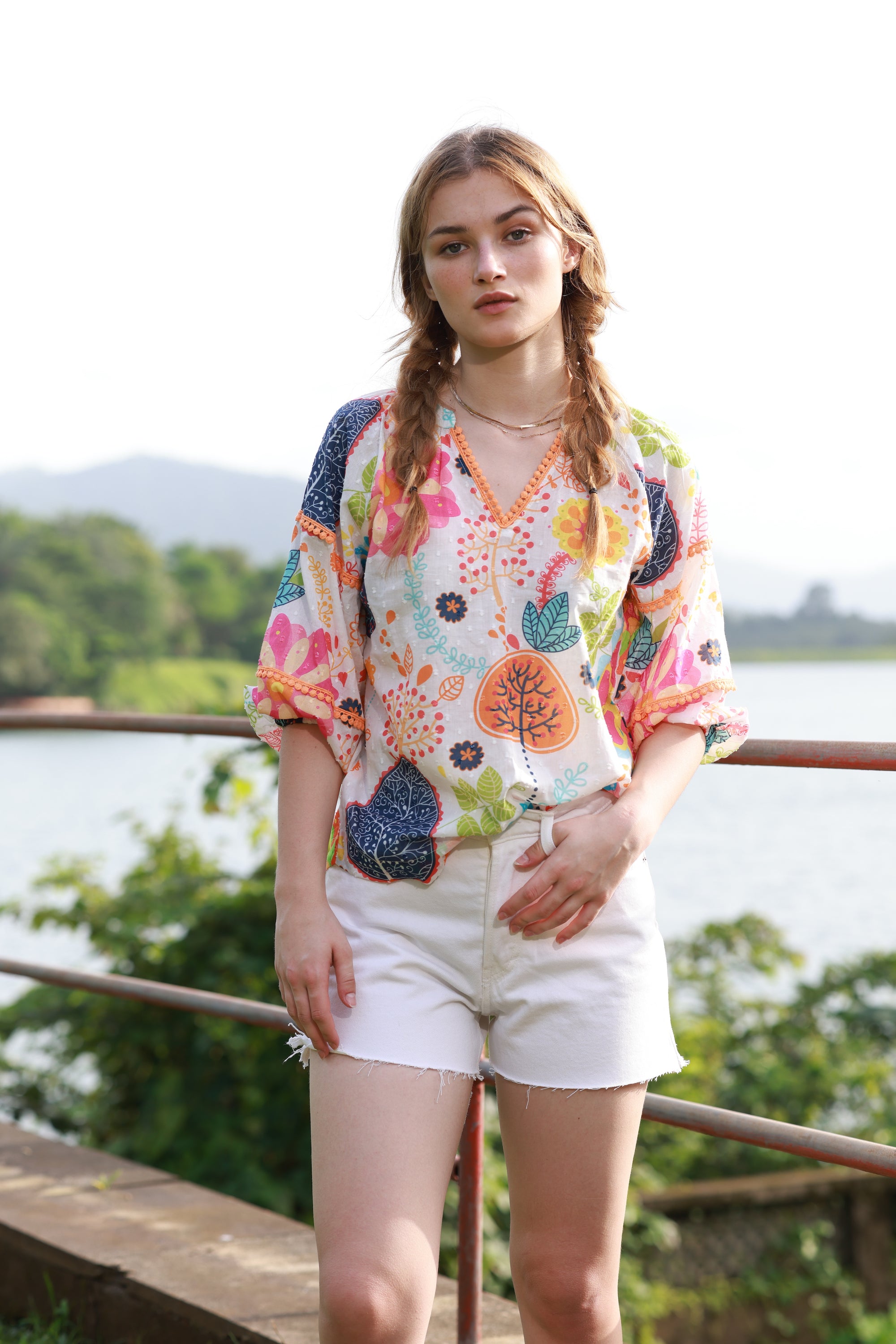 Trixie Top – Summer Garden