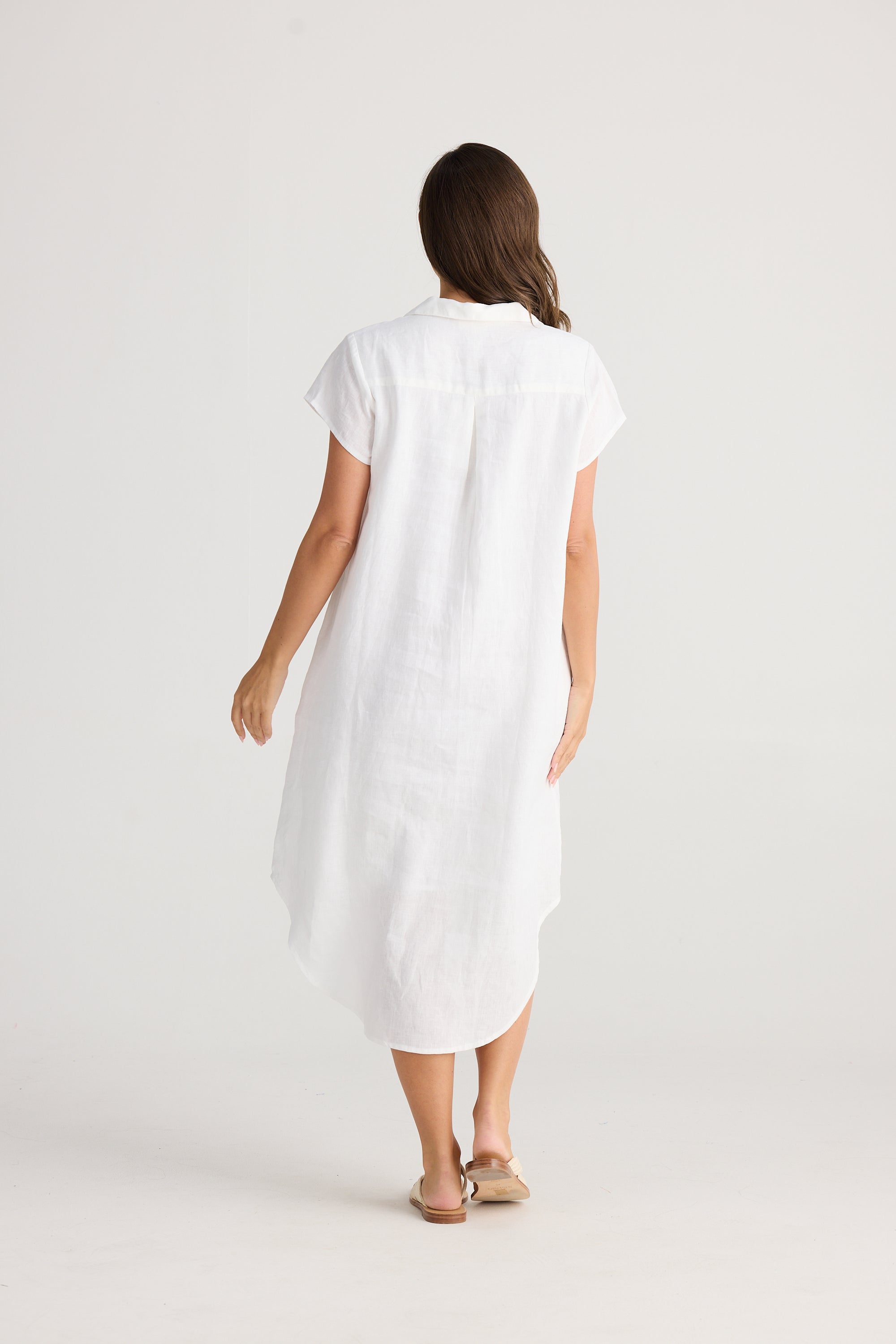 Ahoy Linen Tunic Dress