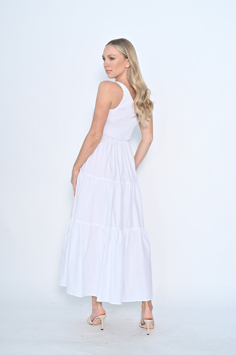 One Shoulder Maxi Dress