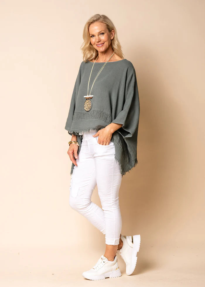 Teegan Linen Top