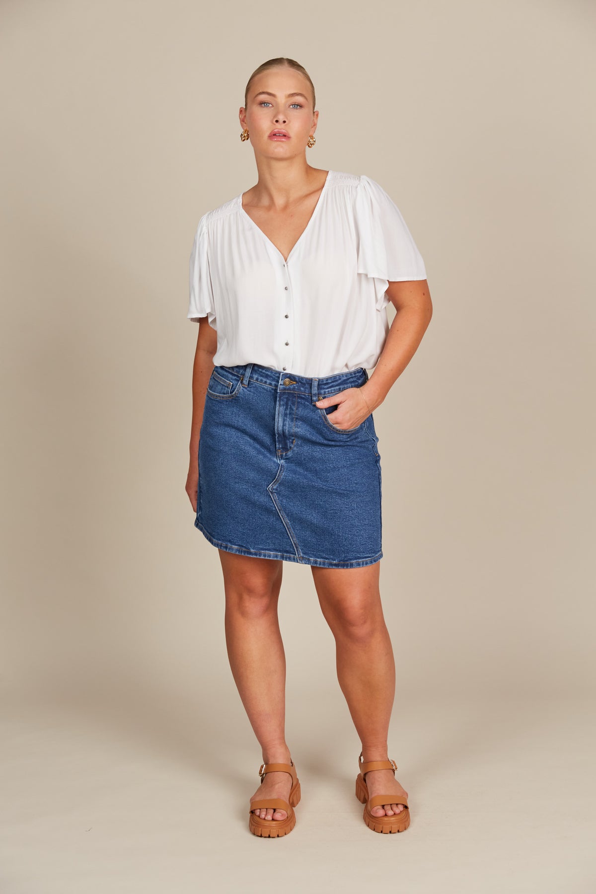 Margot Denim Skirt