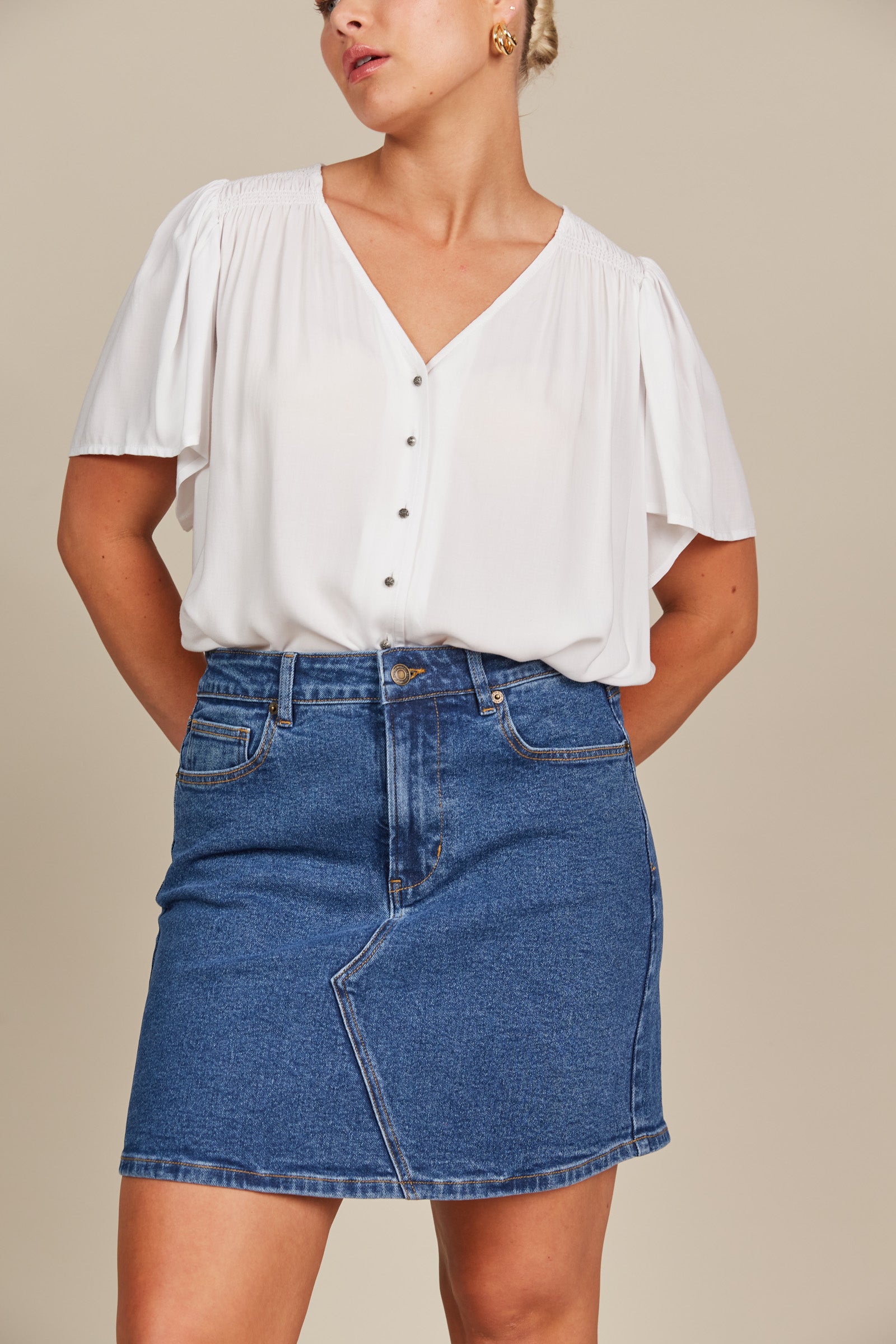 Margot Denim Skirt