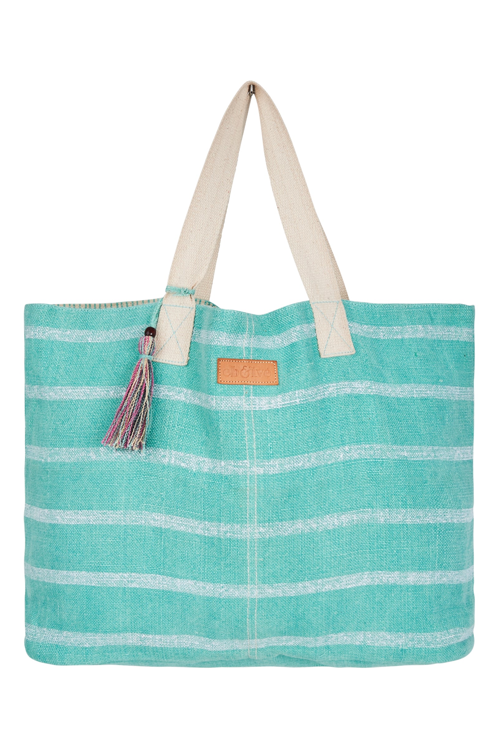 Green hot sale beach bag