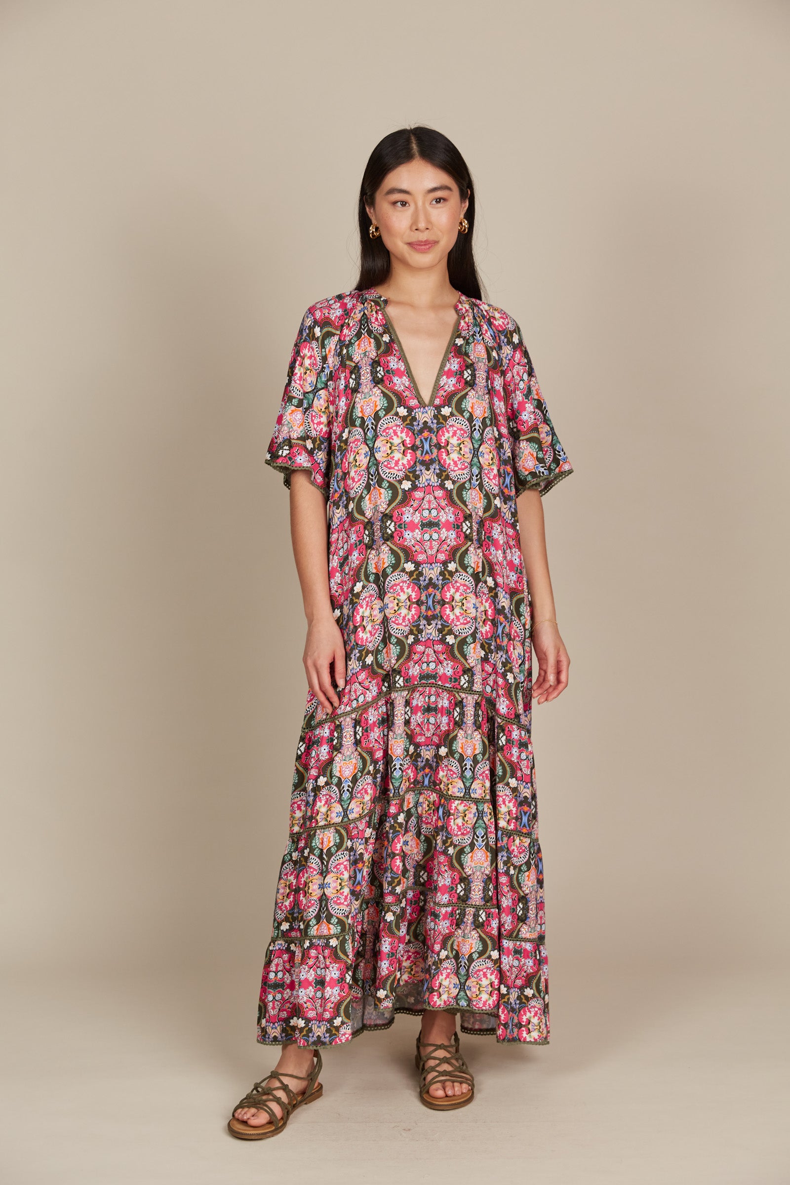 Esme Maxi Dress  – Fleuron Print