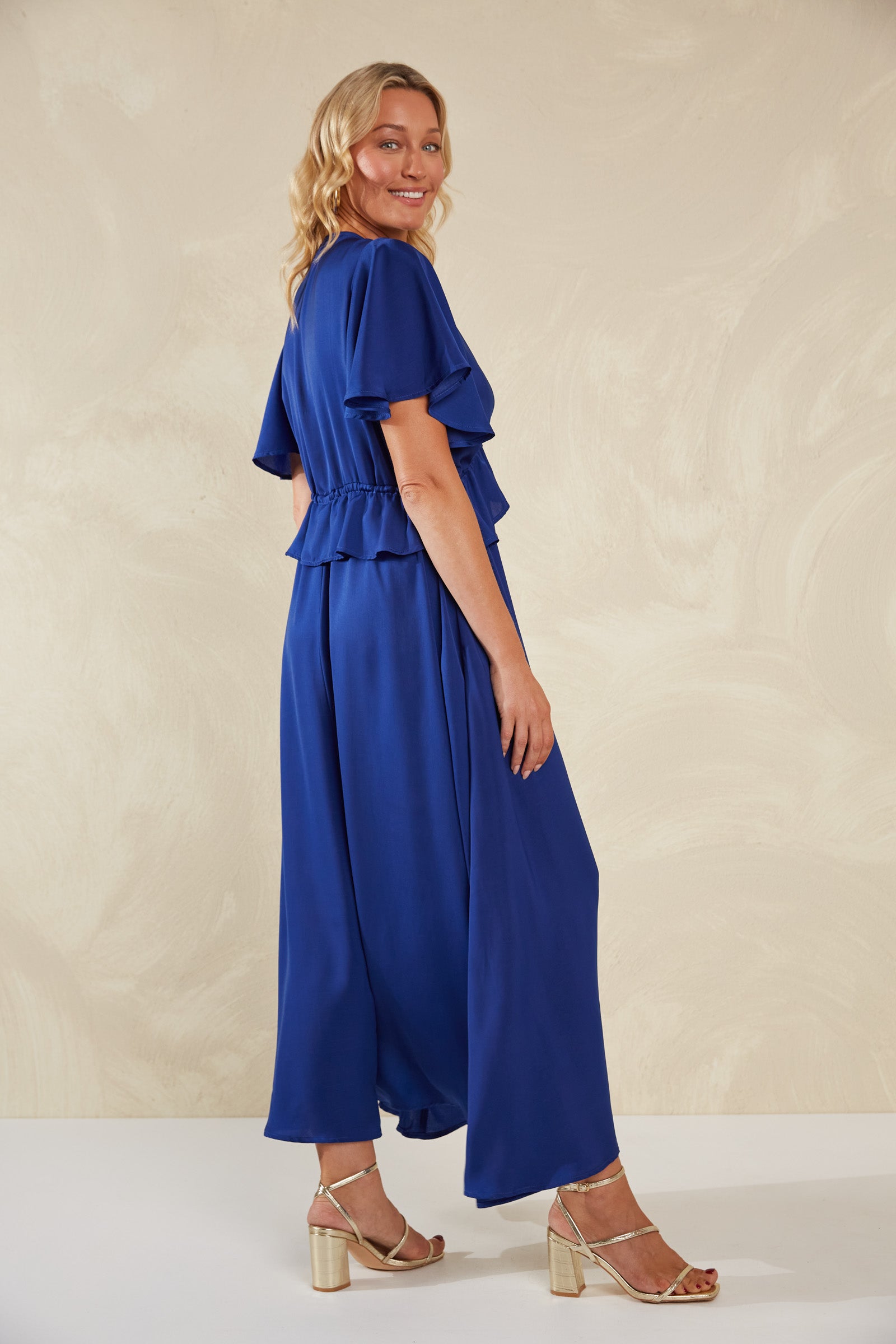 Portofino Frill Maxi Dress