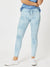 Printed Palm Jean