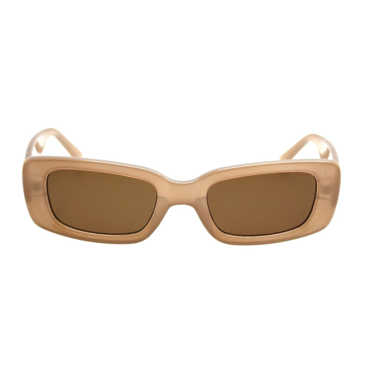 Reality Eyewears Bianca Sunglasses in Nude.