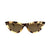 Reality Eyewear's Kiss Kiss Sunglasses in Honey Turtle and bright tortoiseshell colour.