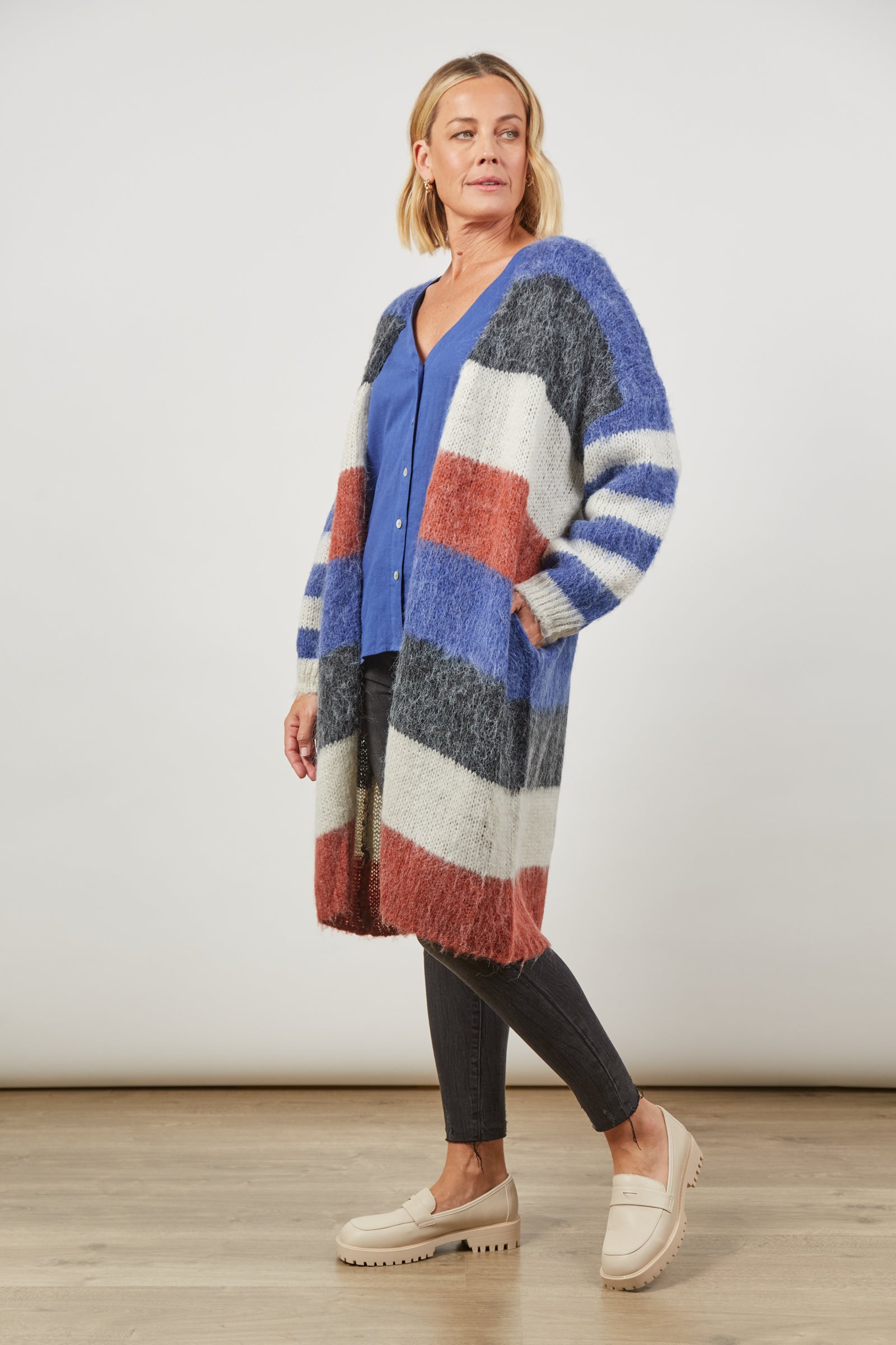 Serene Stripe Cardigan