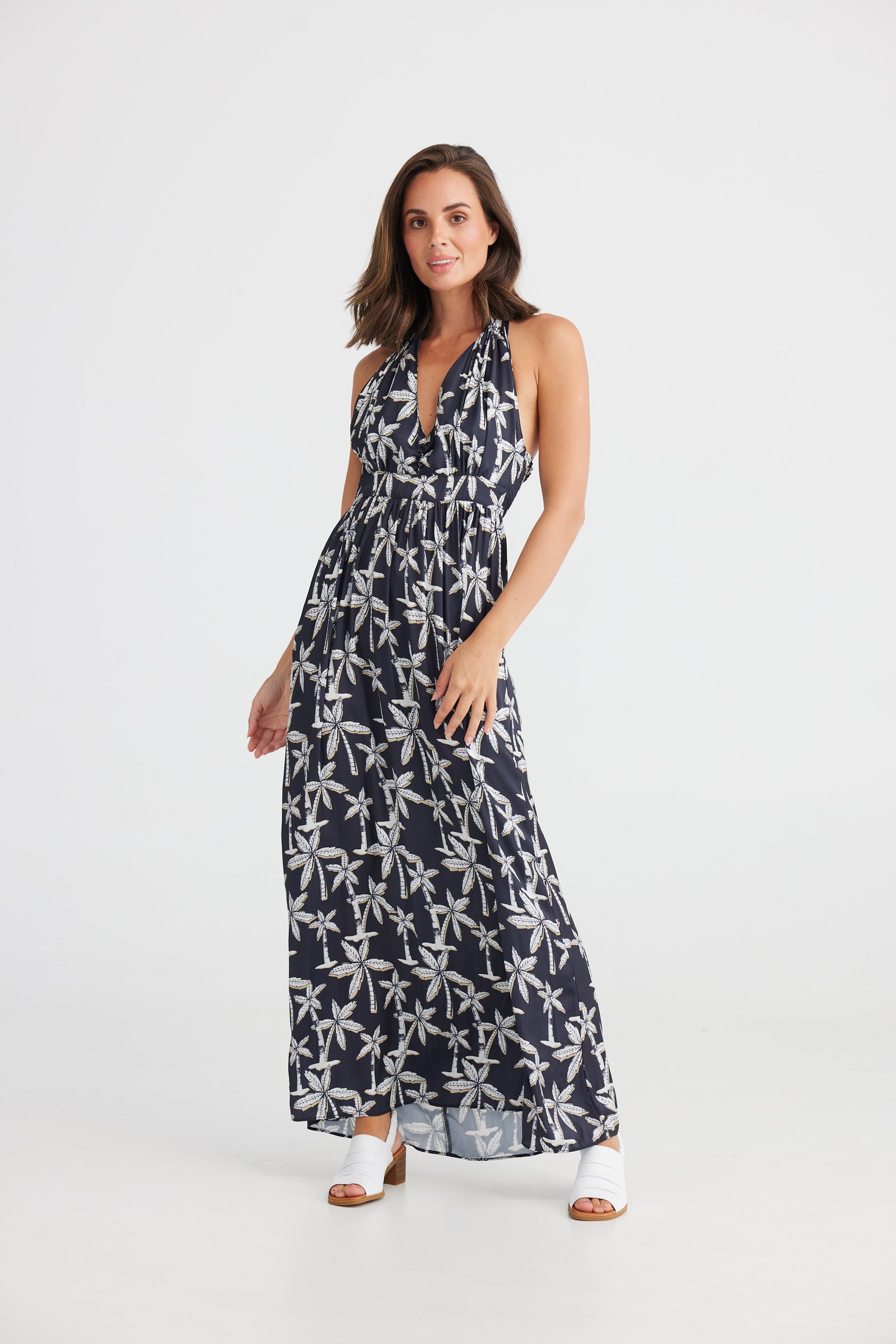 Minerva Halter Dress