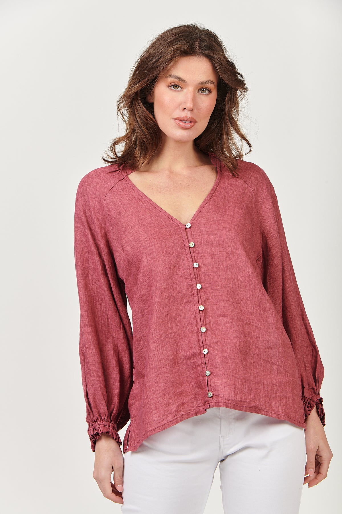 Pearl Linen Shirt