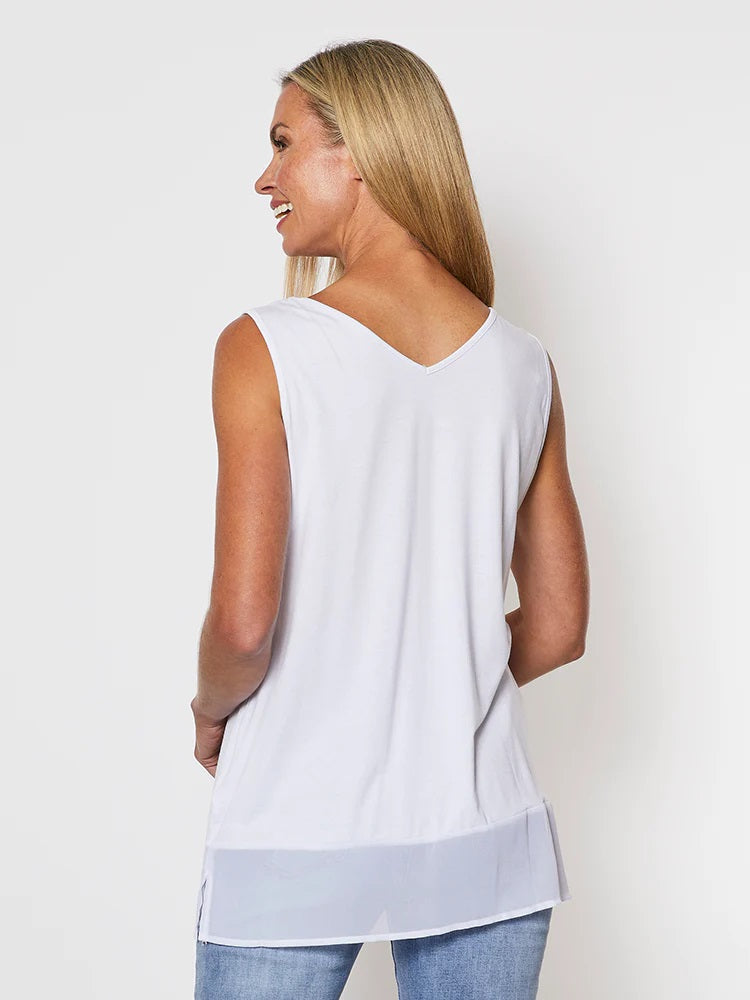 Reversible Georgette Hem Tank