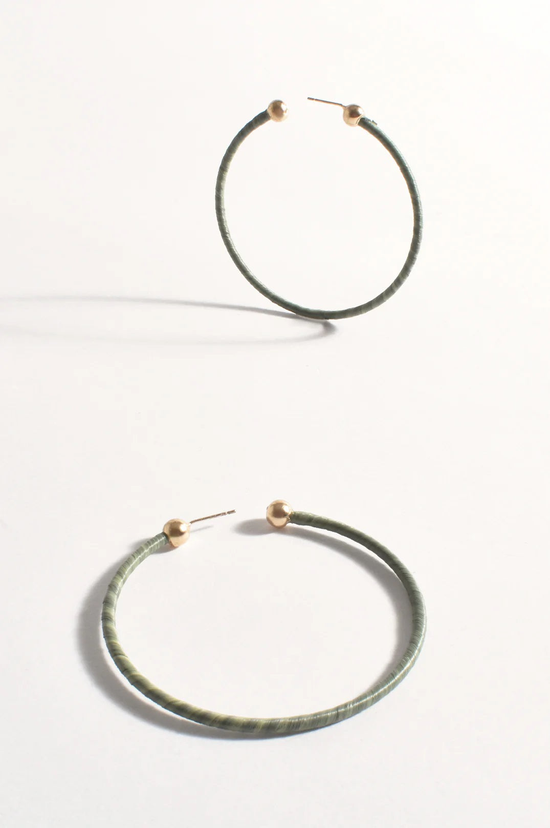 Summer Essential Wrapped Hoop Earrings