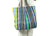 Shaped Striped Market Tote