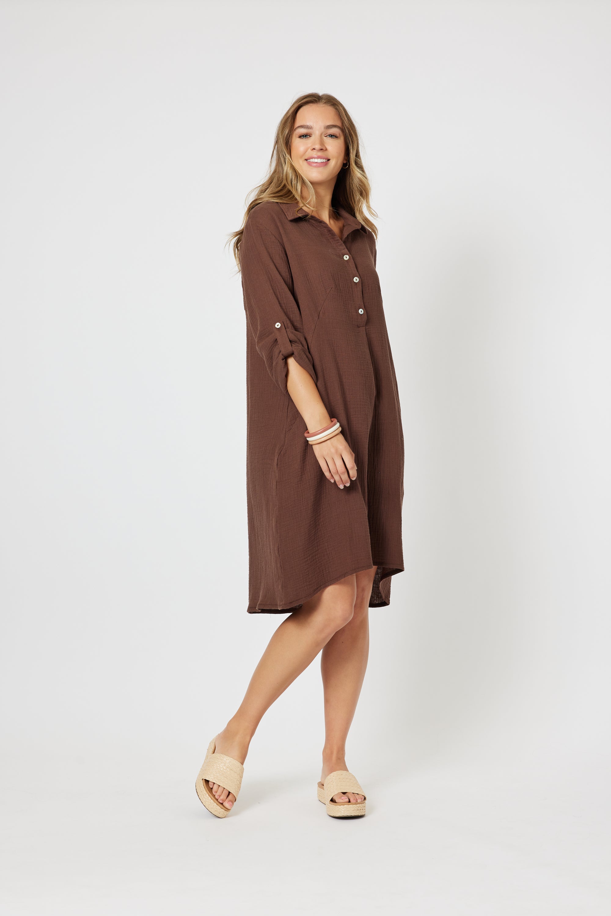 Byron Cotton Shirt Dress