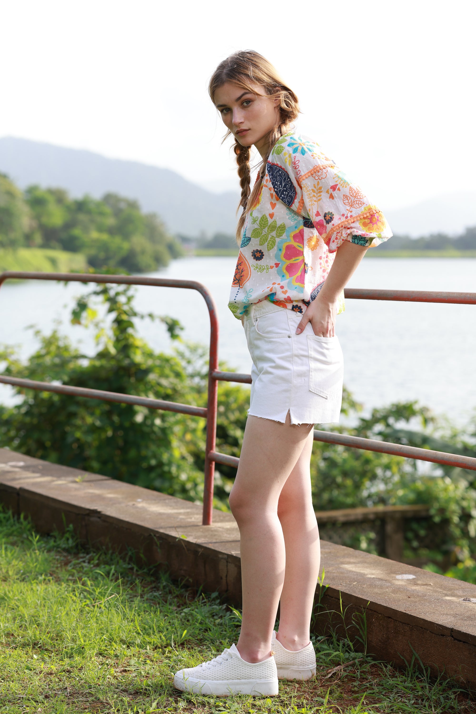 Trixie Top – Summer Garden