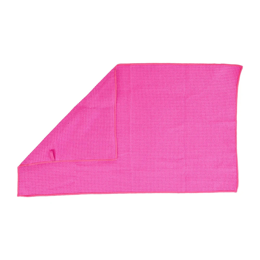 Waffle Sports Towel With Zip