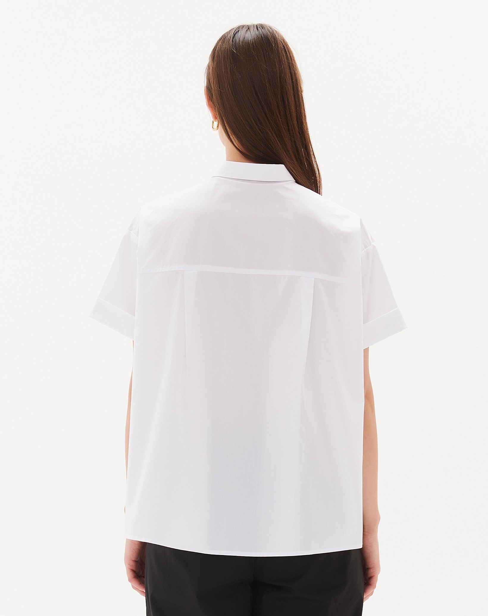 Inverted Pleat Detail Shirt