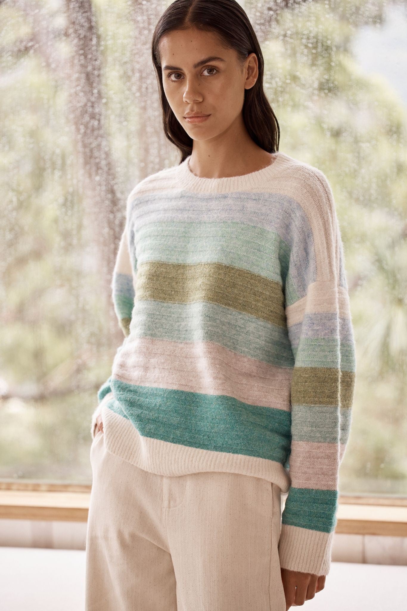 Striped Suri Jumper