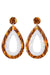 Tribal Teardrop Earring