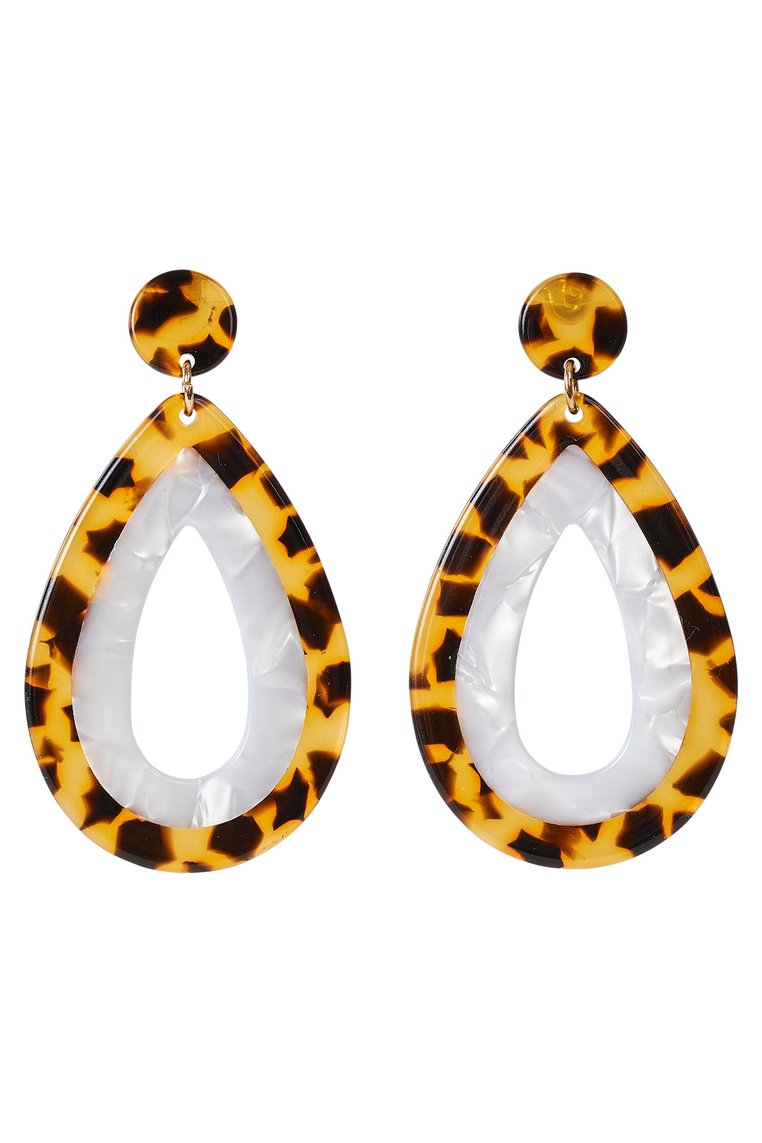 Tribal Teardrop Earring