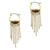 Hammered Chain Tassel Earring