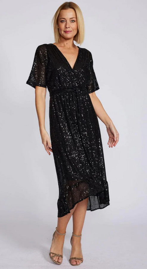 La Strada Sequin Dress at Kindred Spirit Boutique &amp; Gift 