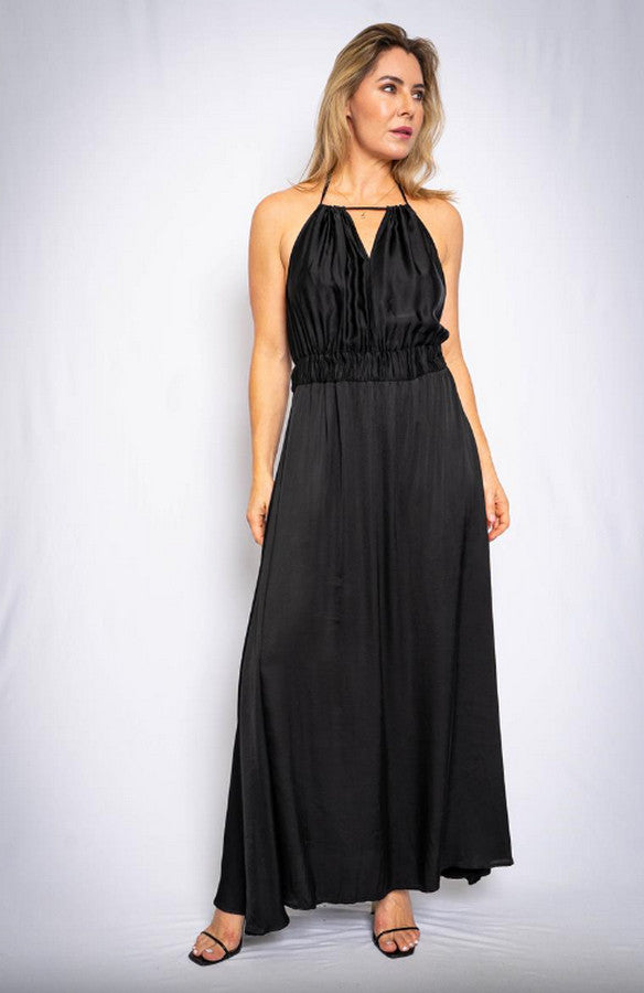 Molveno Halterneck Maxi Dress by The Italian Closet at Kindred Spirit Boutique &amp; Gift 